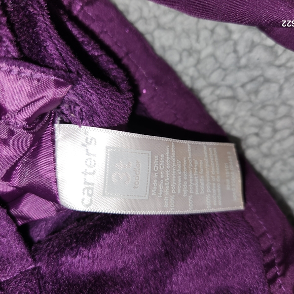 Carter's Reversible Purple Kids Jacket - Picture 5 of 6